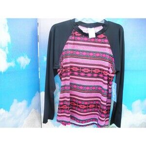 NEW by 100 DEGREES, SWIMWEAR TRIBAL WEAR LONG SLEEVE SHIRT PLUS SIZE 3X (22W-24W